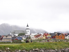 Tillbaka till Andenes utan ha sett några valar. Vi fick tyvärr vända tillbaka pga en stormvarning.